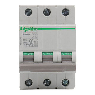 施耐德电气（Schneider Electric）微型断路器 OSMC32 Osmart 3P 6KA OSMC32N3C20 C20A