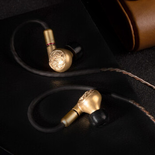 IKKO OH7 入耳式挂耳式有线耳机 金色