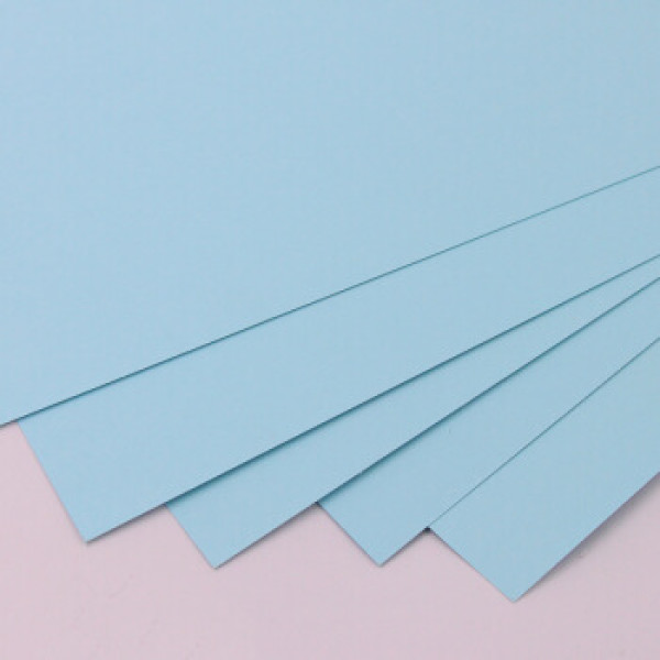 硬卡纸 手工纸 黑白卡纸绘画封面纸 浅蓝色 100张/包