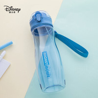 迪士尼（Disney）塑料水杯弹跳直饮杯580ML大容量耐摔Tritan运动便携水壶 米奇蓝色HM3233M3