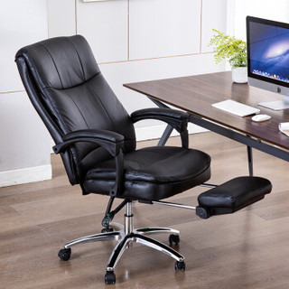 博泰（BJTJ） 真皮电脑椅 可躺老板椅 家用头层牛皮午休办公转椅子 工学椅BT-90966H