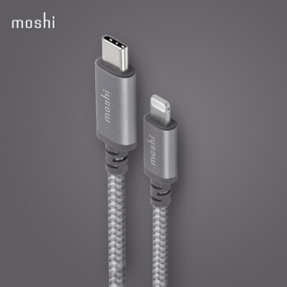 摩仕 moshi 苹果PD快充Type-C to Lightning数据线MFi认证闪充线1.2米-钛灰