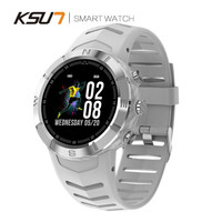 KSUN 智能手环 步讯彩屏蓝牙运动手表 生活防水计步心率血压睡眠监测 信息来电提醒 KSR904-白