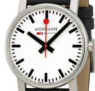 MONDAINE 瑞士国铁 A660.30344.11SBB 男款时装腕表