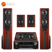 惠威 HiVi D5HT+天龙X1500功放 5.2声道家庭影院组合套装 电视音响 客厅电影音箱 杜比环绕声落地音响