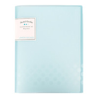 国誉 淡彩曲奇系列 NOVITA-R 文件夹 A4 40页 蓝色