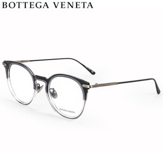 葆蝶家(BOTTEGA VENETA)眼镜框男女 镜架 透明镜片灰色镜框BV0211O 001 49mm