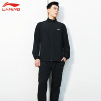 LI-NING 李宁 AACP017-1 健身服 （2XL、黑色)