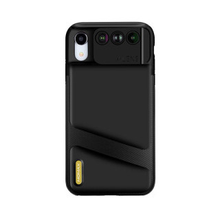 摩米士（MOMAX）iPhoneXR拍照手机壳 苹果XR三合一手机镜头保护壳套装 幻影黑