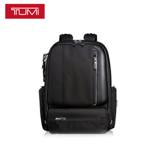 途明 TUMI Arrive系列 男士时尚商务聚酯纤维双肩包背包0255013D2 黑色