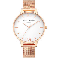 OLIVIA BURTON 奥利·维亚布顿 White DiaI Midi DiaI系列 OB15BD79 女士石英手表