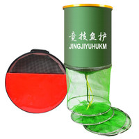 先锋连鱼护新款不锈钢万向涂胶渔护黑坑野钓速干防挂钩防臭鱼护网鱼具鱼网渔具网兜鱼护包鱼护网渔护