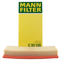 曼牌滤清器 曼牌（MANNFILTER）空气滤清器空气滤芯滤C35126路虎发现4/5揽胜III/IV揽胜运动版/II