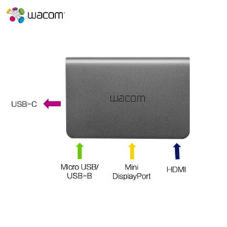 wacom 和冠 Link Plus 多媒体适配器ACK-428-19 适用于新帝Pro数位屏 13/16/24/32 原装配件