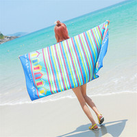 贝迪斯 成人浴巾男女通用柔软吸水速干大毛巾沙滩海边度假儿童浴巾 150×70cm 浪漫小屋