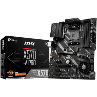 微星 （MSI） PRO X570-A PRO主板 + AMD Radeon RX 5700 XT 计算机显卡游戏显卡 主板显卡套装