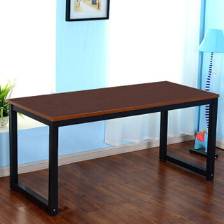 苏美特电脑桌会议桌条形钢木桌洽谈桌1.6米