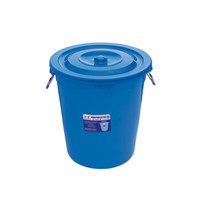 恒丰牌 85L 200型 蓝色水桶 垃圾周转桶 精品塑料水桶 厨房用大水桶