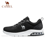 骆驼(CAMEL) 运动鞋女网面气垫鞋休闲鞋子减震轻便跑步鞋 A91318670 黑色 40