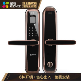萤石(EZVIZ) DL11S家用互联网指纹密码锁 电子门锁智能门锁密码锁防盗门家用