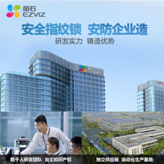 萤石(EZVIZ) DL11S家用互联网指纹密码锁 电子门锁智能门锁密码锁防盗门家用