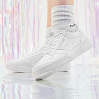 乔丹 女鞋潮流休闲运动情侣板鞋小白鞋 XM3690512  白色/银色 37.5