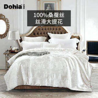 多喜爱(Dohia)被芯 100%桑蚕丝被子 春秋被 四季盖被 赛琳娜 1.2米床 152*218cm