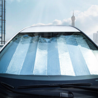 北极绒 汽车铝膜遮阳挡防晒帘隔热遮阳加厚前档车载车用反射铝膜太阳