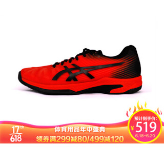 亚瑟士asics 19春夏网球鞋男运动鞋SOLUTION SPEED FF 1041A003-808 红色 46