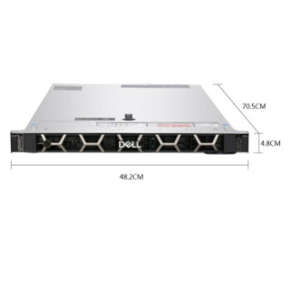 戴尔 DELL R640 1U机架式服务器主机(银牌4108/无内存/无硬盘/H330/DVD/495W单电/导轨)三年质保