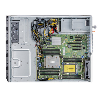 戴尔(DELL)T440 塔式服务器主机 银牌4110/16G/1.2TSAS热*2/H330/450W单电 三年质保