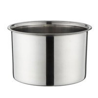 科得CURTA不锈钢味盅桶调料罐调料缸圆形调味盒无盖子钢味盅(20CM)/33810106880订制