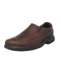 Rockport 乐步 BL Moc Slip 男款一脚蹬船鞋 Dark Tan US7