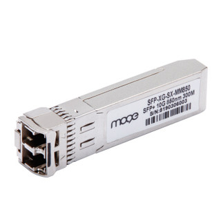 魔羯 MOGE MC6211 万兆SFP光模块 850nm 300m SFP光纤模块 兼容华三设备 单支万兆多模双纤光纤模块