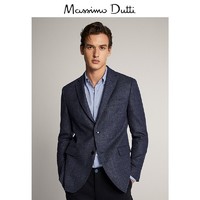  Massimo Dutti 02041253400 男装 羊毛修身西装外套