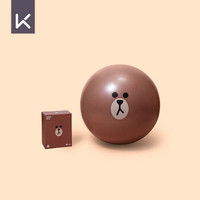 Keep LINE FRIENDS瑞士球加厚防爆瑜伽弹力球男女健身装备 21020666/10860 布朗熊 65cm