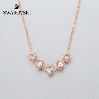 SWAROVSKI 施华洛世奇 经典优雅仿水晶珍珠项链 ANGELIC PEARL 项链女 锁骨链女 时尚饰品 女友礼物 5285207