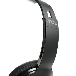 TCL MTRO200BT头戴式无线蓝牙耳机 强劲低音 超强隔音 20小时超长播放闪电快充 【曜石黑】手机通用