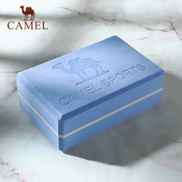 骆驼(CAMEL) 瑜伽砖高密度EVA瑜伽辅助工具舞蹈练功压腿瑜珈砖块儿童泡沫砖 Y9W3D0653湛蓝