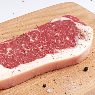 雪菲 澳洲 原切西冷牛排 200g 谷饲进口牛肉生鲜 烧烤食材