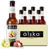 英国艾斯卡Alska西打酒梨荔枝味啤酒 进口啤酒果啤330ml*6瓶装整箱 女士水果酒