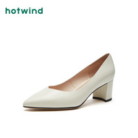 热风HotwindH18W9503女士时尚高跟鞋 03米色 35