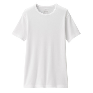 限尺码XS：MUJI 无印良品 69SA412 男士圆领短袖T恤