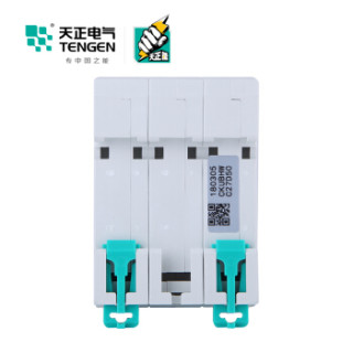 天正电气(TENGEN)TGB1N 空气开关 3P C50A 6KA 家用微断小型空开 总闸总开关 微型断路器