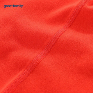 歌瑞家(greatfamily)婴儿衣服男童纯棉秋衣新款长袖上衣儿童家居服 红色90