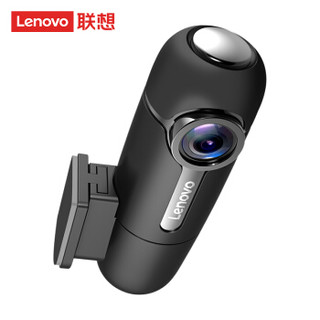 Lenovo 联想 HR03 行车记录仪 迷你隐藏式 1080P高清广角 WiFi连接 高清夜视 停车监控  黑色