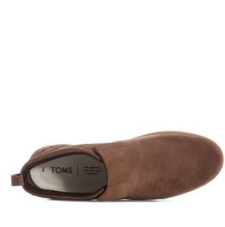 TOMS 汤姆斯 Paxton Chukka系列套脚平底男士休闲鞋休闲皮鞋 10012520BRO137 Brown UK 10.5 