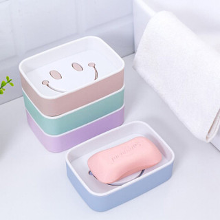 雅高 皂盒 沥水肥皂托 双层皂盘 台式皂架  香皂盒 肥皂盒子