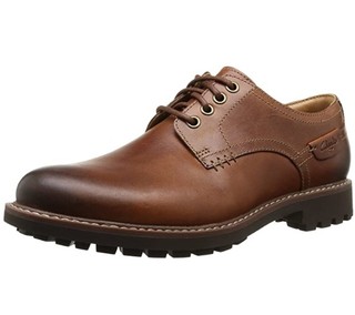 Clarks Montacute Hall 男士休闲皮鞋 棕色 UK8.5