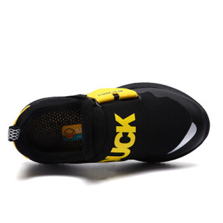 小黄鸭（B.Duck）童鞋 儿童运动鞋舒适休闲男童跑步鞋 B1983011网布黑色29